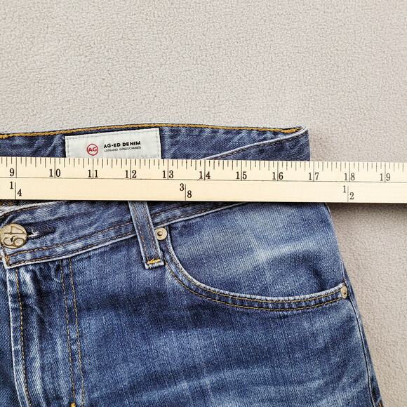 Adriano Goldschmied  Jeans Mens 32R Blue The Graduate Tailored Leg AG - Picture 4 of 10